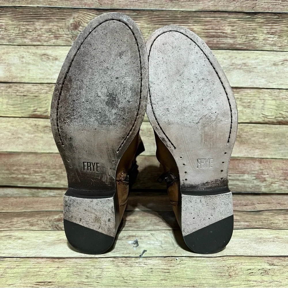 Melissa Brown Leather Seam Short Boots